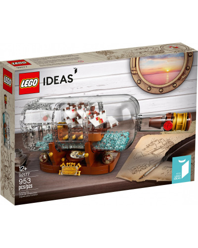 Блоковый конструктор LEGO Ideas Корабель в бутылке (92177)