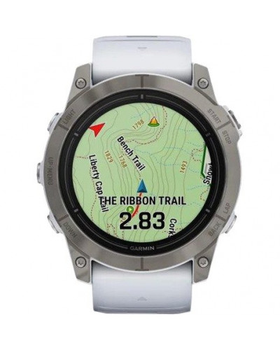 Смарт-годинник Garmin Epix Pro Gen 2 Sapphire 51mm Titanium w. Whitestone Band (010-02804-10/11)