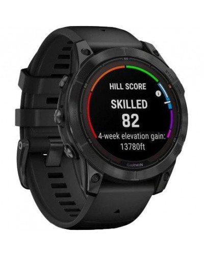 Смарт-годинник Garmin Fenix 7 Pro Solar Slate Gray w. Black Band (010-02777-00/01)