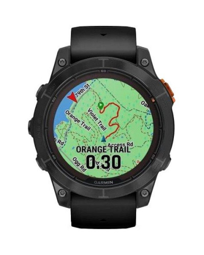 Смарт-годинник Garmin Fenix 7 Pro Solar Slate Gray w. Black Band (010-02777-00/01)