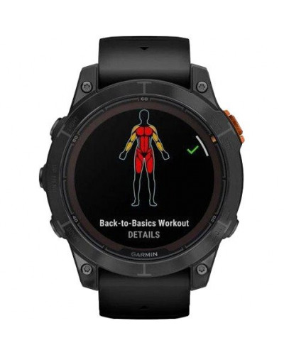 Смарт-годинник Garmin Fenix 7 Pro Solar Slate Gray w. Black Band (010-02777-00/01)