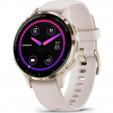 Смарт-годинник Garmin Venu 3S Soft Gold S. Steel Bezel with Ivory Case and S. Band (010-02785-04/54)