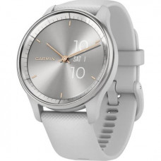 Смарт-годинник Garmin Vivomove Trend Silver S. Steel Bezel w. Mist Gray Case and S. Band (010-02665-03)