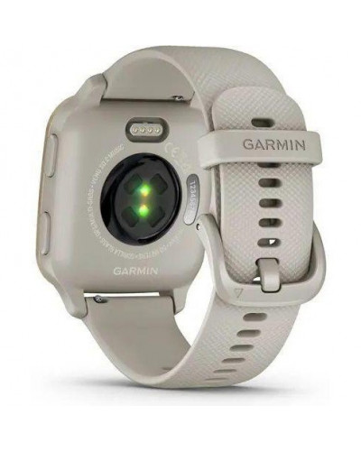 Смарт-годинник Garmin Venu Sq 2 – Music Edition Cream Gold Al. Bezel w. French Gray Case and S. Band (0010-02700-02/12/82)