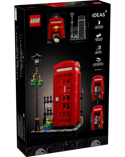 Блоковий конструктор LEGO Червона лондонська телефонна будка (21347)