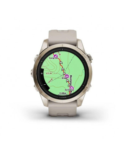 Смарт-годинник Garmin Epix Pro Gen 2 Sapphire 42mm Soft Gold w. Light S. Band (010-02802-10/11)