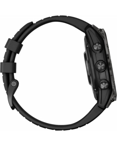 Смарт-годинник Garmin Fenix 7 Pro Sapphire Solar Carbon G. DLC Tit. with Black Band (010-02777-10/11/54)