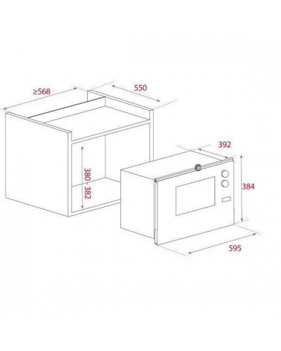 Мікрохвильовка з грилем Teka ML 825 TFL BI (40590640)