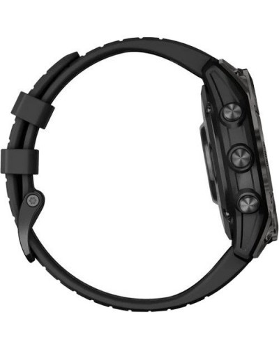 Смарт-годинник Garmin Epix Pro Gen 2 Sapphire 47mm Carbon G. DLC Tit. with Black Band (010-02803-10/11/54)