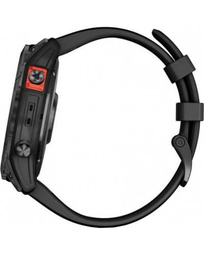 Смарт-годинник Garmin Fenix 7X Solar Slate Gray with Black Band (010-02541-00/01/0A)