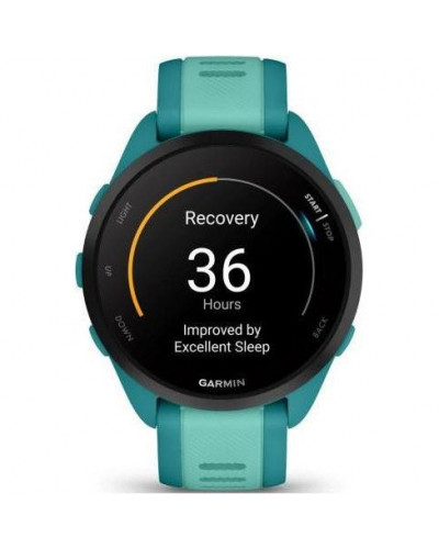 Смарт-годинник Garmin Forerunner 165 Music Turquoise/Aqua (010-02863-32/B2)