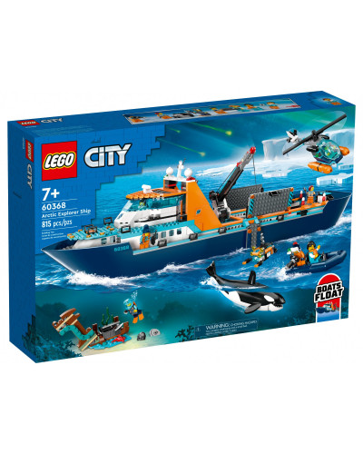 Блоковый конструктор LEGO City Арктический исследовательский корабль (60368)