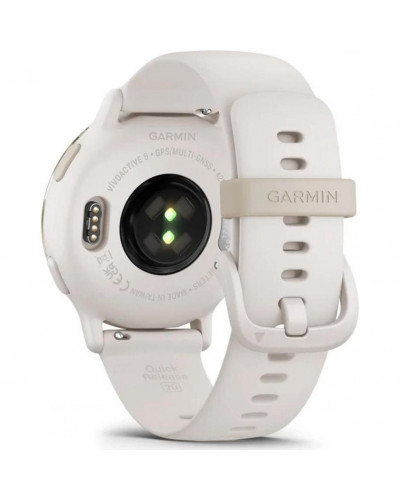 Смарт-часы Garmin vivoactive 5 Cream Gold Aluminum Bezel with Ivory Case and Silicone Band (010-02862-11)