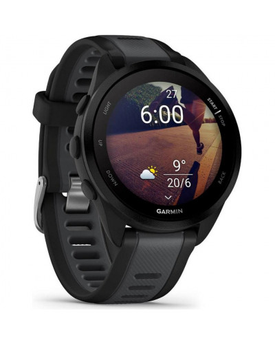 Смарт-годинник Garmin Forerunner 165 Music Black/Slate Gray (010-02863-30/B0)