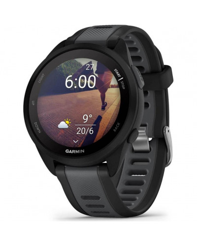 Смарт-годинник Garmin Forerunner 165 Music Black/Slate Gray (010-02863-30/B0)