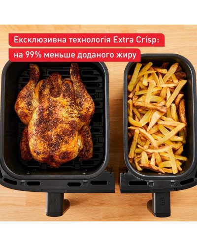 Мультипіч (аерофритюрниця) Tefal Dual Easy Fry & Grill Air Fryer EY905D10