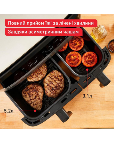 Мультипечь (аэрофритюрница) Tefal Dual Easy Fry & Grill Air Fryer EY905D10