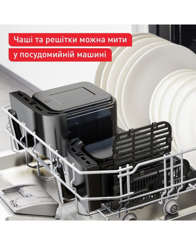 Мультипечь (аэрофритюрница) Tefal Dual Easy Fry & Grill Air Fryer EY905D10