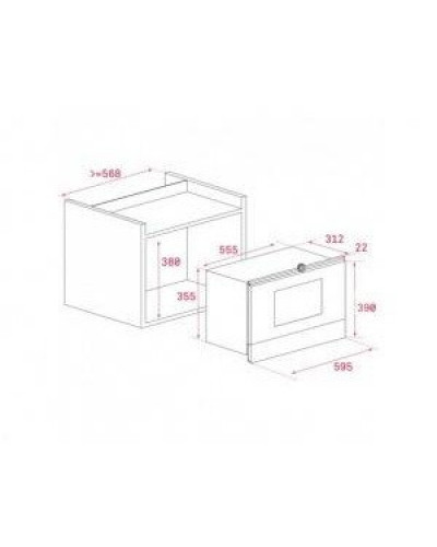 Мікрохвильовка з грилем Teka ML 8220 BIS Black (112030001)