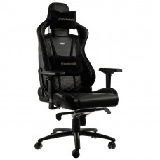 Комп'ютерне крісло для геймера Noblechairs Epic PU leather black/gold (NBL-PU-GOL-002)