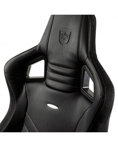 Комп'ютерне крісло для геймера Noblechairs Epic PU leather black/gold (NBL-PU-GOL-002)