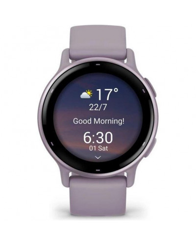 Смарт-годинник Garmin vivoactive 5 Metallic Orchid Aluminum Bezel with Orchid Case and Silicone (010-02862-13/53)