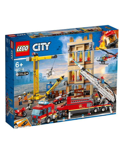 блоковий конструктор LEGO City Городская пожарная бригада (60216)