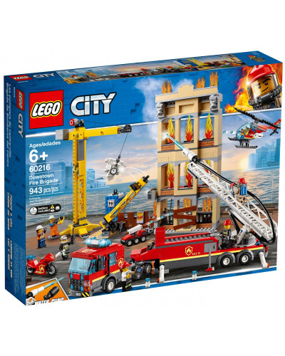 блоковий конструктор LEGO City Городская пожарная бригада (60216)