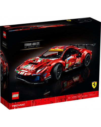 Авто-конструктор LEGO Technic Ferrari 488 GTE AF Corse №51 (42125)