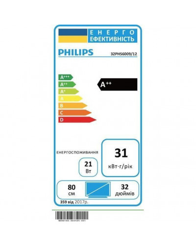 LCD телевізор (LED) Philips 32PHS6009/12