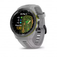 Смарт-годинник Garmin Approach S70 42mm B. Ceramic Bezel w. Powder Gray S. Band (010-02746-01/11)