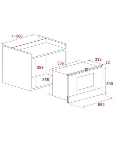 Мікрохвильовка з грилем Teka ML 8220 BIS White (112030000)