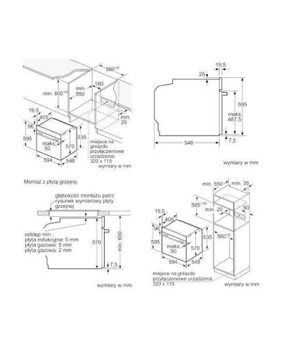 Духовка електрична Bosch HBA534BB0