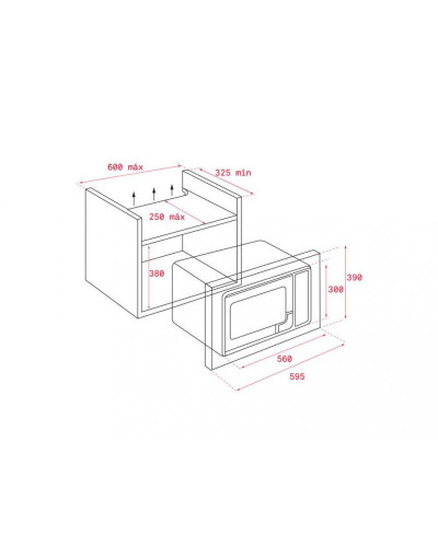 Микроволновка с грилем Teka ML 8200 BIS BK (112060001)