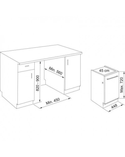 Посудомийна машина Franke FDW 4510 E8P E (117.0616.305)