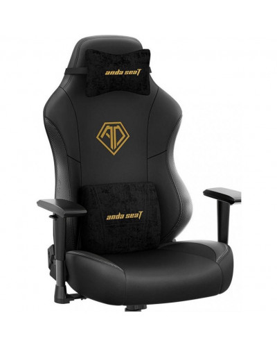 Кресло для геймера Anda Seat Phantom 3 L Black & Gold (AD18Y-06-B-PVC)