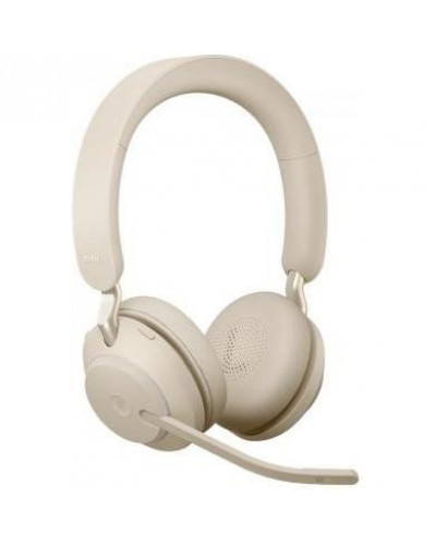 Навушники з мікрофоном JABRA Evolve 2 65 MS Stereo Beige (26599-999-998)