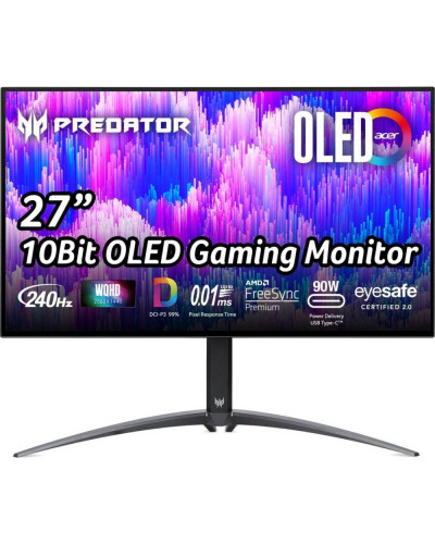 Монітор Acer Predator X27Ubmiipruzx OLED (UM.HXXEE.001)