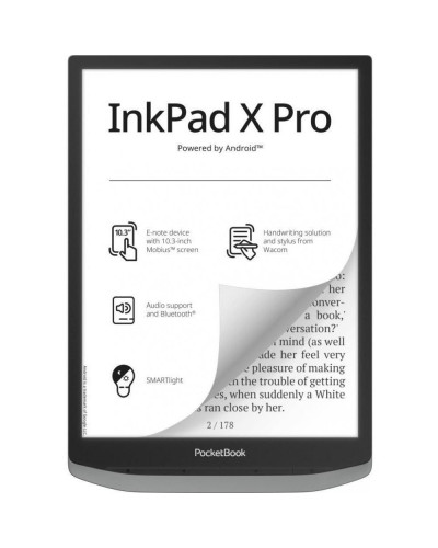 Електронна книга з підсвічуванням PocketBook 1040D InkPad X PRO Mist Grey (PB1040D-M-WW)