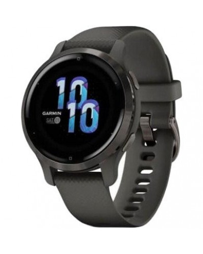 Смарт-годинник Garmin Venu 2S Slate Bezel with Graphite Case and Silicone Band 010-02429-10/00