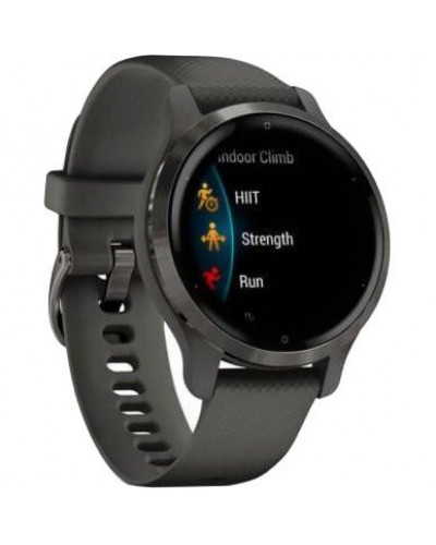 Смарт-годинник Garmin Venu 2S Slate Bezel with Graphite Case and Silicone Band 010-02429-10/00