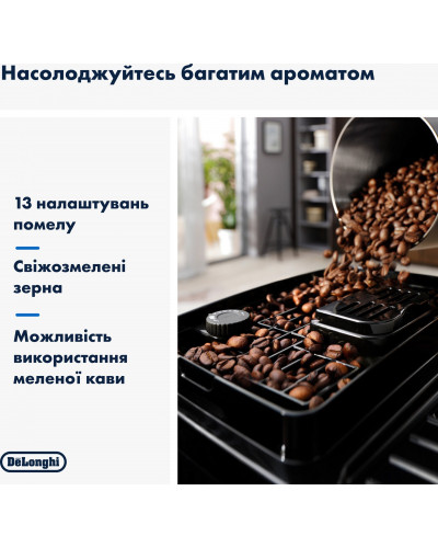 Кавомашина автоматична Delonghi Magnifica Start ECAM 220.80.SB