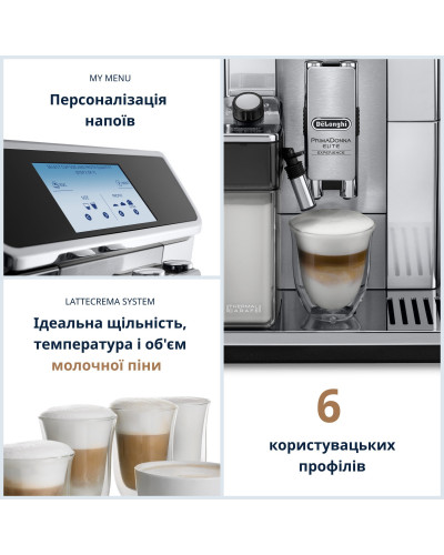 Кофемашина автоматическая Delonghi PrimaDonna Elite ECAM 650.85.MS