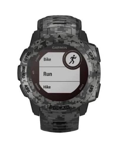 Смарт-годинник Garmin Instinct Solar Graphite Camo (010-02293-05/010-02293-15)