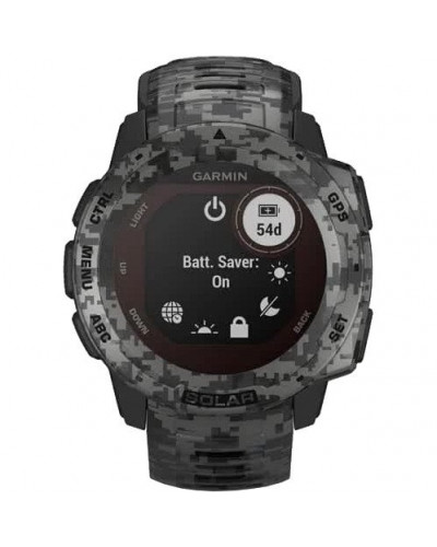 Смарт-годинник Garmin Instinct Solar Graphite Camo (010-02293-05/010-02293-15)