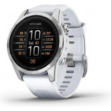 Смарт-годинник Garmin Epix Pro Gen 2 42mm Silver w. Whitestone Band (010-02802-00/01)