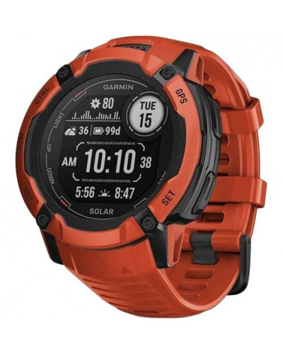 Смарт-годинник Garmin Instinct 2X Solar Flame Red (010-02805-11/01)