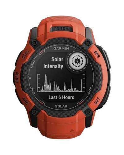 Смарт-годинник Garmin Instinct 2X Solar Flame Red (010-02805-11/01)