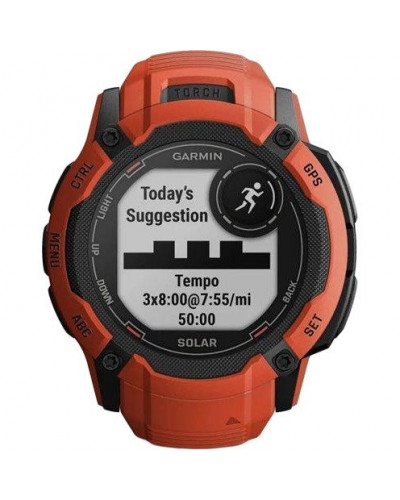 Смарт-годинник Garmin Instinct 2X Solar Flame Red (010-02805-11/01)