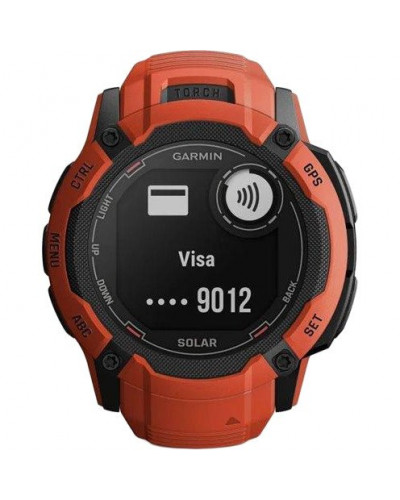 Смарт-годинник Garmin Instinct 2X Solar Flame Red (010-02805-11/01)